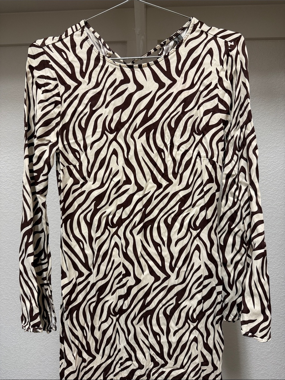 Anthropologie Long Sleeve Slip Dress - Picture 4 of 15